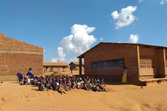 Start bouw lokalen Chipala school in Malawi