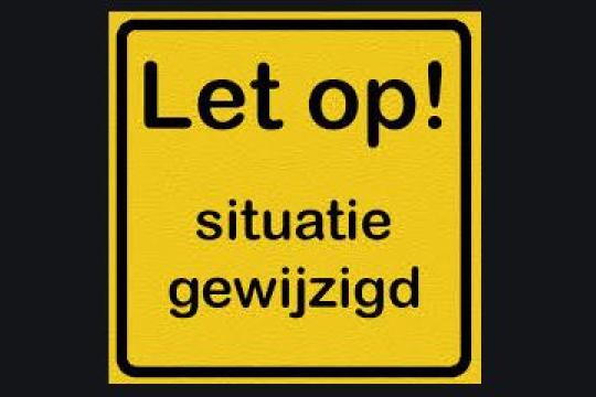 Aanpassing pauze tussen het 6e en 7e lesuur