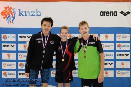 Martijn Nies (B2H) Nederlands Kampioen korte baan zwemmen