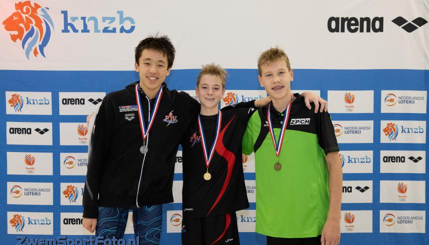 Martijn Nies (B2H) Nederlands Kampioen korte baan zwemmen