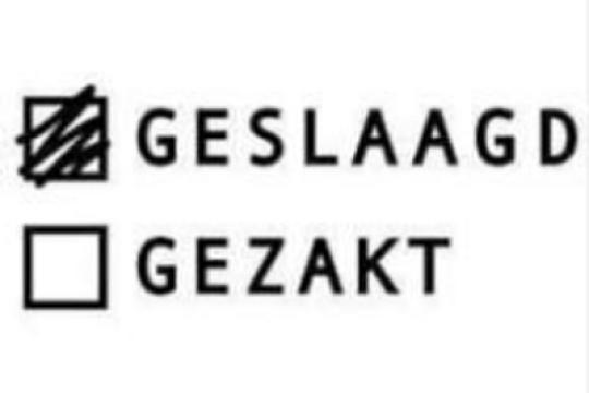 Geslaagd voor English IB Higher Level