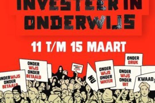 Landelijke staking onderwijs 15-03-2019