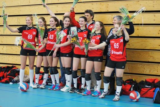 Kim Althusius en Nina Jacobs Kampioen met VC Weert