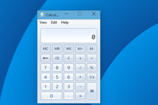 Reken af met Windows